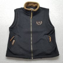 Stormtech Jacket Mens Large Black Vest Full Zip Casual Pockets Fleece - $23.51