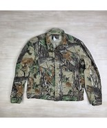 Vintage Wrangler Rugged Realtree Camo Denim Jacket Coat Men&#39;s Size Large... - €77,28 EUR