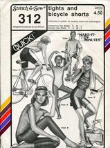 Stretch &amp; Sew Pattern 312 Children&#39;s and Adults&#39; Tights and Bicycle Shorts - £10.05 GBP