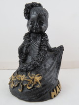 Vintage Lava Tiki Figurine - Asain Girl Design - By Poly Art - Rare - £38.71 GBP