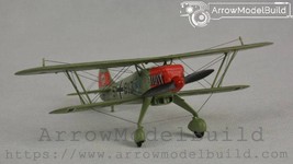ArrowModelBuild German He 51A-1 Biplane Fighter Built &amp; Painted 1/72 Mod... - $712.99