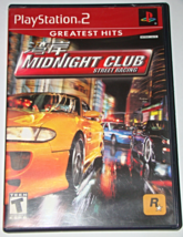 Playstation 2 - MIDNIGHT CLUB STREET RACING (Game and Manual) - $18.00