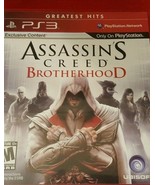Assassin&#39;s Creed: Brotherhood (Sony PlayStation 3, 2010)COMPLETE W MANUAL - £4.69 GBP