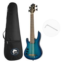 Batking Ukulele bass fretted Electric Uku bass Left-handed Style W/Gig bag - £160.35 GBP
