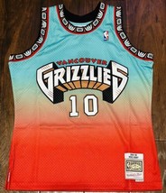 NEW Mitchell &amp; Ness Vancouver Grizzlies Mike Bibby Swingman Jersey Men’s Size S - £46.51 GBP