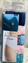 Chili Peppers Ladies 5 Hipsters Size 8 100% Ultra Soft Cotton. Hi Cut - £20.45 GBP