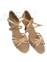Capezio Rosa Ballroom Dance Shoes Sandals SD02S Women&#39;s 10.5 Wide Pink - $631.78 MXN