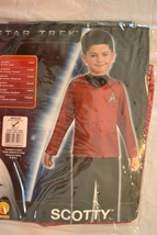 Star Trek Scotty Child&#39;s Costume-Size: Medium-8-10, Item#: 883590-Shirt ... - £9.53 GBP