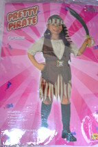 Pretty Pirate Child&#39;s Costume-Size: Medium (8-10), Item# 59592-BRAND NEW - £11.98 GBP