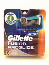New Gillette Fusion Proglide Men&#39;s Razor Blade Refill Cartridges 8 Pack - £25.50 GBP