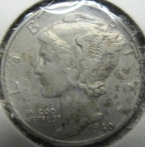 Mercury Dime 1940 VF - $5.00