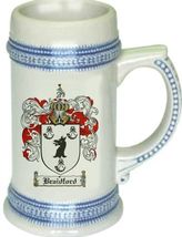 An item in the Everything Else category: Braidford Coat of Arms Stein / Family Crest Tankard Mug