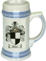 Bresci Coat of Arms Stein / Family Crest Tankard Mug - £17.30 GBP