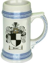 Bresci Coat of Arms Stein / Family Crest Tankard Mug - £16.43 GBP