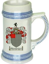 An item in the Everything Else category: Champaigne Coat of Arms Stein / Family Crest Tankard Mug