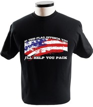 If This Flag Offends You Ill Help You Pack Veterans Day Us Veteran Us Veteran Gi - £13.54 GBP+