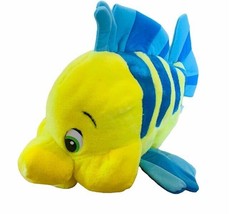 Flounder fish plush stuffed animal Disney Store exclusive Little Mermaid... - $39.55