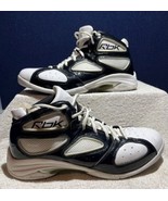 2005 Reebok DMX High Top 360 Traction Shoes RBK Logo White &amp; Black 11 Mens - $59.40