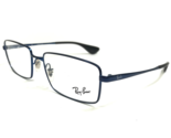 Ray-Ban Eyeglasses Frames RB6337M 2510 Blue Rectangular Full Rim 53-16-140 - $93.28