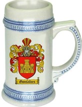 Gonsalves Coat of Arms Stein / Family Crest Tankard Mug - £17.42 GBP