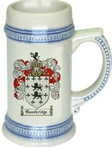 Gooderidge Coat of Arms Stein / Family Crest Tankard Mug - £17.17 GBP