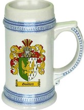 Goodlett Coat of Arms Stein / Family Crest Tankard Mug - $21.99