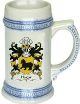 Hagar Coat of Arms Stein / Family Crest Tankard Mug - £17.51 GBP