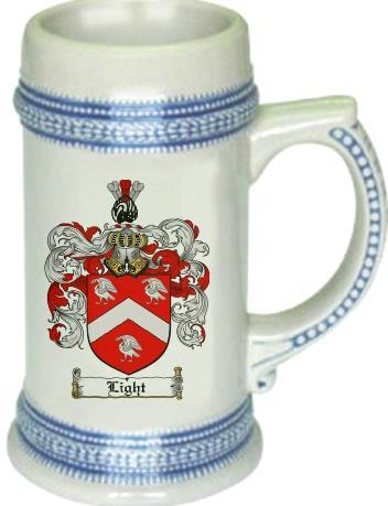 Light Coat of Arms Stein / Family Crest Tankard Mug