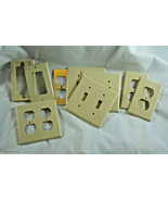 Fixture Cover LOT WALL SWITCH OUTLET COVER PLATE 9 Various 2 and 4 Recep... - $8.12 CAD