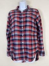 Denim &amp; Supply Ralph Lauren Womens Size S Blue/Red Plaid Button Up Shirt - £5.95 GBP