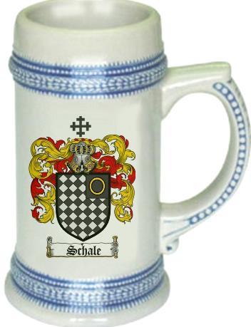 Schale Coat of Arms Stein / Family Crest Tankard Mug