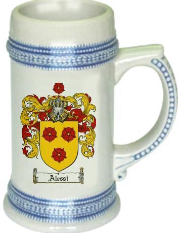 Alessi Coat of Arms Stein / Family Crest Tankard Mug