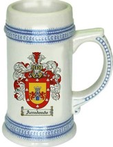 Arredondo Coat of Arms Stein / Family Crest Tankard Mug - £17.37 GBP