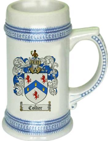 Collier Coat of Arms Stein / Family Crest Tankard Mug