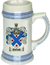 Correale Coat of Arms Stein / Family Crest Tankard Mug - $21.99