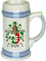 Ewald Coat of Arms Stein / Family Crest Tankard Mug - £17.57 GBP