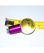 glass ball round fuchsia knob handle cabinet pull - £1.56 GBP