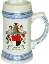 Gersdorf Coat of Arms Stein / Family Crest Tankard Mug - £17.20 GBP