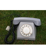 VINTAGE SOVIET USSR RUSSIAN TA-68 ROTARY DIAL PHONE GREY ABOUT 1970 - $40.32 CAD