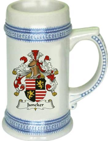 Primary image for Juncker Coat of Arms Stein / Family Crest Tankard Mug