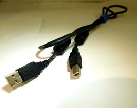 USB A Male to B Male  Cord cable 6 feet long  for printer black - $6.49