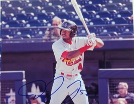 Signed by  DARYL JONES  CARDINALS   MLB  8 x 10  Photo w/COA 3 - $19.75