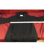 Vintage Frank &amp; Meier Co black womens vintage overcoat ~ NM 13530 - $1,336.55 MXN