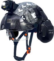 ANSI Z89.1 Certified Hard Hat with Headlight &amp; Hearing Protection for Wo... - $100.93