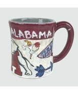 Lesal Ceramics University Of Alabama Mug Crimson Tide Pottery Hand Paint... - $28.89 CAD