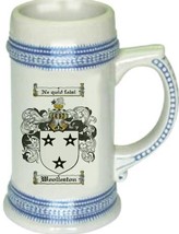 Woolleston Coat of Arms Stein / Family Crest Tankard Mug - $21.99