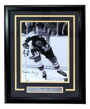 Bobby Orr Signé Encadré 11x14 Boston Bruins Noir &amp; Blanc Photo Gnr - £155.54 GBP