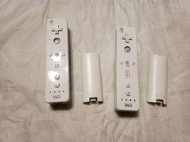 Two Official OEM White Nintendo Wii Motion Remote Controller - £27.24 GBP