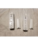Two Official OEM White Nintendo Wii Motion Remote Controller - £27.18 GBP