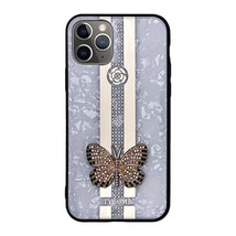 Fashion Design Butterfly Emblem Case for iPhone 12/12 Pro 6.1″ WHITE - £6.69 GBP